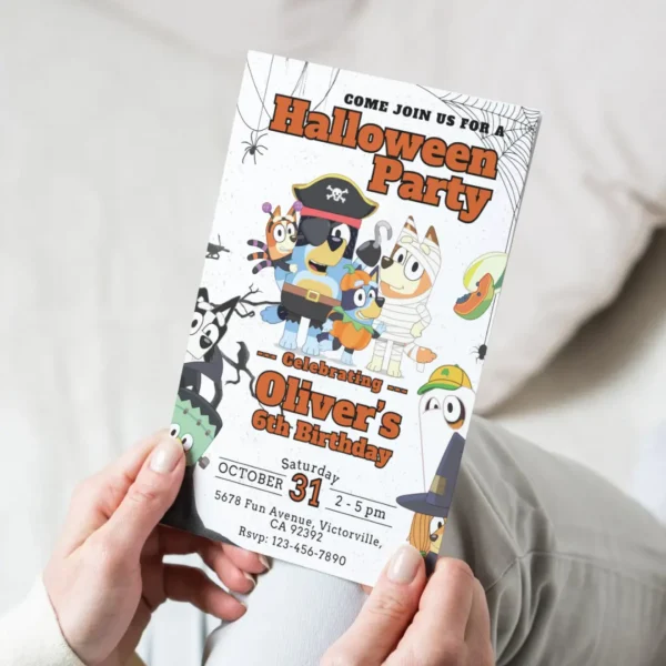 pirate and spooky halloween invitation editable and printable-4