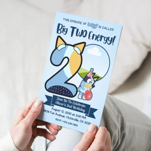 big two energy 2nd birthday bluey invitation editable and printable template-4